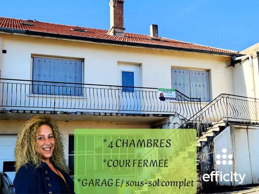 Maison de ville à vendre 129 900 € 6 pièces 4 chambres 150 m² 280 m² de terrain Les Purelles Montbrison 42600