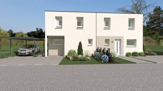 Terrain avec maison neuve à vendre 255 000 € Pfastatt 68120