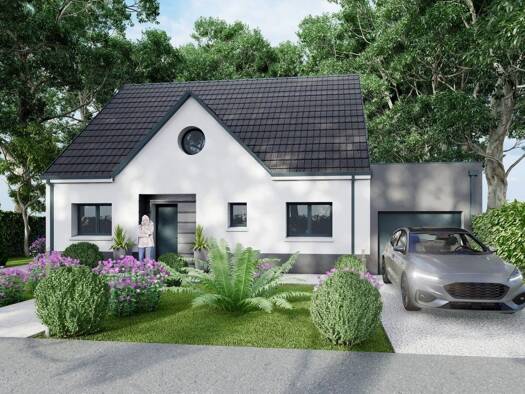 Terrain avec maison neuve à vendre 384 139 € 4 pièces 3 chambres 127 m² 400 m² de terrain Saint-Léger-en-Yvelines 78610