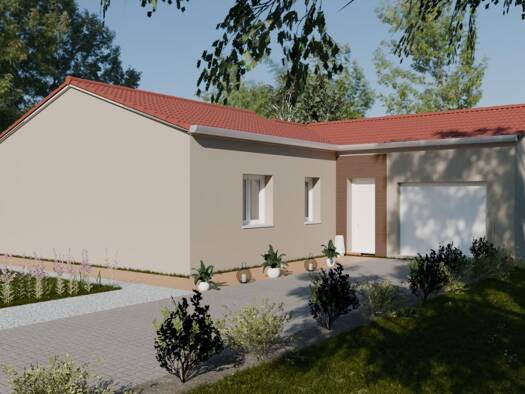 Terrain avec maison neuve à vendre 212 500 € 4 pièces 3 chambres 90 m² 841 m² de terrain Bagnac-sur-Célé 46270