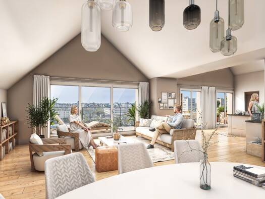 Appartement à vendre - Neuf 875 000 € 4 pièces 3 chambres 147 m² dès le 31/03/2026 Keroman-Merville Lorient 56100