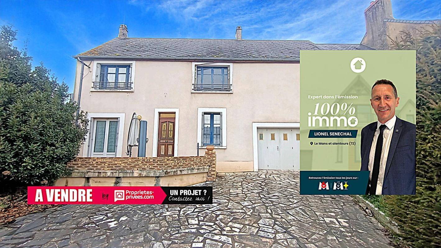 Maison à vendre, 115m², SILLE LE GUILLAUME