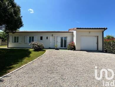 Maison de plain-pied à vendre 199 500 € 5 pièces 3 chambres 110 m² 902 m² de terrain Pompaire 79200