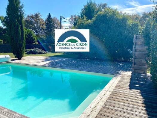 Maison de plain-pied à vendre 340 000 € 5 pièces 4 chambres 133 m² 1 054 m² de terrain Pujols-sur-Ciron 33210