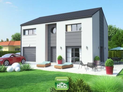 Terrain avec maison neuve à vendre 330 000 € 5 pièces 4 chambres 125 m² 370 m² de terrain Zone de Forêts Fameck 57290