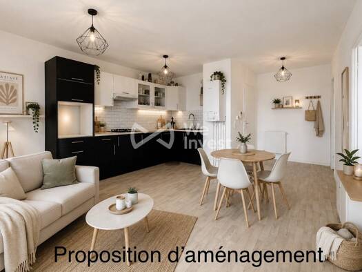 Appartement à vendre 189 000 € 3 pièces 2 chambres 54 m² RDC/2 Villenoy 77124