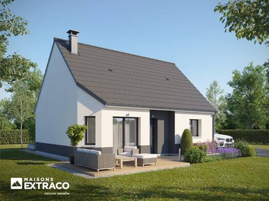Terrain avec maison neuve à vendre 234 000 € 4 pièces 3 chambres 90 m² 940 m² de terrain Écos 27630
