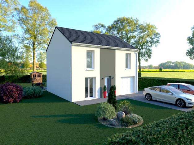Terrain avec maison neuve à vendre 221 000 € 1 pièce 1 chambre 98,5 m² 397 m² de terrain Fouilloy 80800