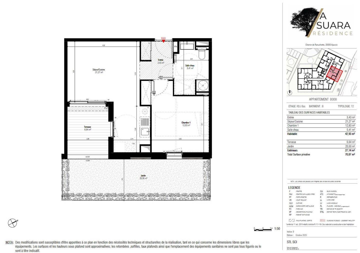 Maison à vendre, 43m², AJACCIO