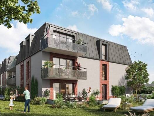 Appartement à vendre - Neuf 325 000 € 3 pièces 2 chambres 85 m² RDC/2 Arbrisseau Ouest Wattignies 59139