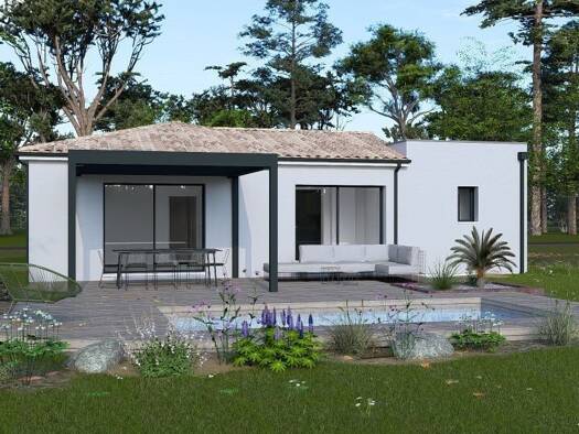 Terrain avec maison neuve à vendre 165 000 € 4 pièces 2 chambres 80 m² 651 m² de terrain Cars 33390