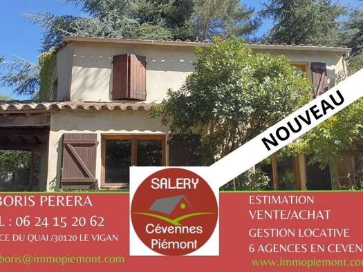 Maison à vendre 249 000 € 6 pièces 5 chambres 125 m² 1 061 m² de terrain Val-d'Aigoual 30570