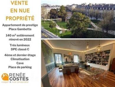 Appartement en viager occupé Bouquet 447 700 € 4 pièces 3 chambres 139 m² Dernier étage, Étage 4/4 Hôtel de Ville-Quinconce-Saint Seurin-Fondaudège Bordeaux 33000