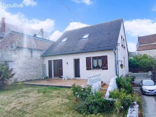 Maison à vendre 160 900 € 6 pièces 4 chambres 108,75 m² 657 m² de terrain Centre Soissons 02200