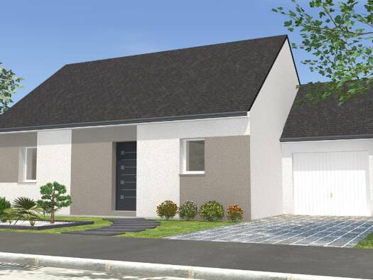 Terrain avec maison neuve à vendre 205 500 € 5 pièces 3 chambres 73 m² 375 m² de terrain Vauchrétien 49320