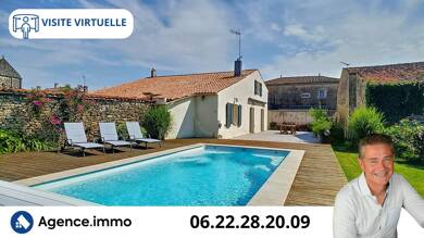 Maison à vendre 344 000 € 7 pièces 5 chambres 193 m² 1 471 m² de terrain Montpellier-de-Médillan 17260