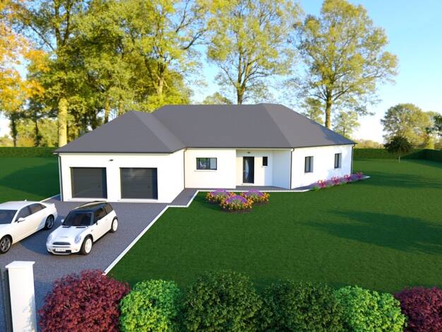 Terrain avec maison neuve à vendre 312 000 € 4 pièces 3 chambres 140 m² 1 878 m² de terrain Bourg Saint-Doulchard 18230