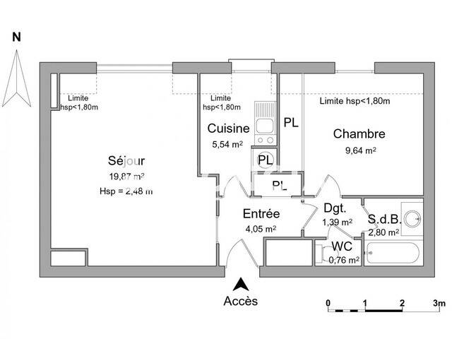 Maison à louer, 44m², ANTONY