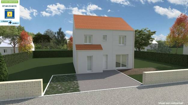 Terrain avec maison neuve à vendre 317 600 € Cely 77930