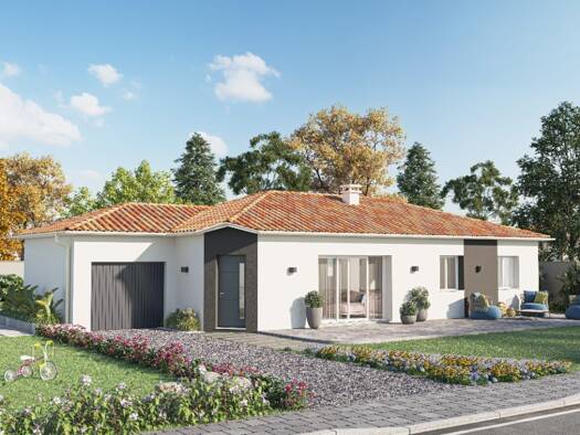 Terrain avec maison neuve à vendre 244 900 € 5 pièces 3 chambres 100 m² 449 m² de terrain Séméac 65600