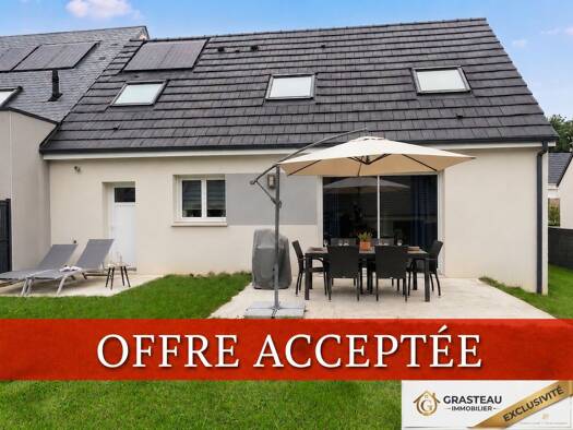 Maison à vendre 239 500 € 4 pièces 3 chambres 88 m² 386 m² de terrain La Milesse 72650