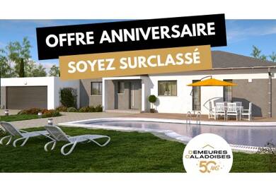 Terrain avec maison neuve à vendre 337 364 € Saint-Maurice-de-Satonnay 71260