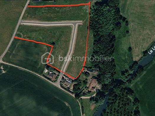 Terrain constructible viabilisé à vendre 52 200 € 712 m² de terrain Bonneval 28800