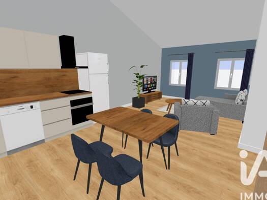 Appartement à vendre 85 600 € 3 pièces 2 chambres 68 m² Étage 2/2 Nègrepelisse 82800