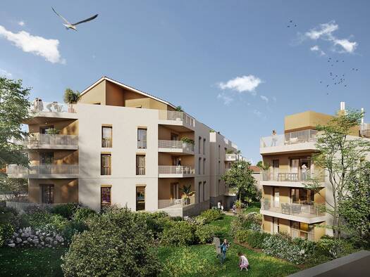 Appartement à vendre - neuf 310 000 € 3 pièces 62 m² Étage 1/3 dès le 30/06/2027 Collonges-au-Mont-d'Or 69660