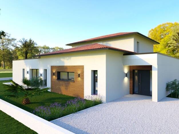 Terrain avec maison neuve à vendre 440 000 € 4 pièces 3 chambres 150 m² 376 m² de terrain Parentis-en-Born 40160
