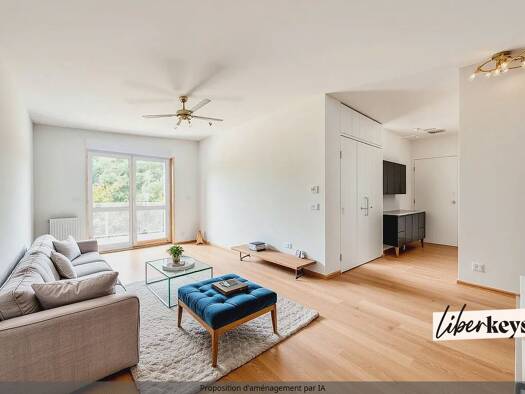 Appartement à vendre 244 400 € 3 pièces 2 chambres 61 m² 1er étage Gare Maritime Nantes 44100
