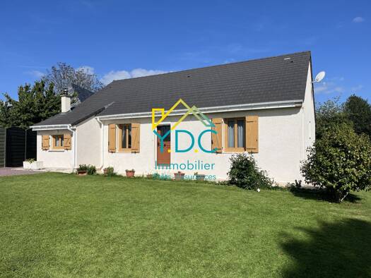 Maison de plain-pied à vendre 235 000 € 4 pièces 3 chambres 130,02 m² 1 900 m² de terrain Alvimare 76640