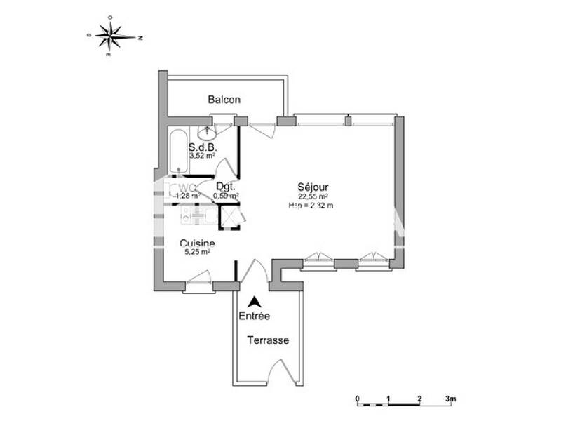 Maison à louer, 33m², NIMES