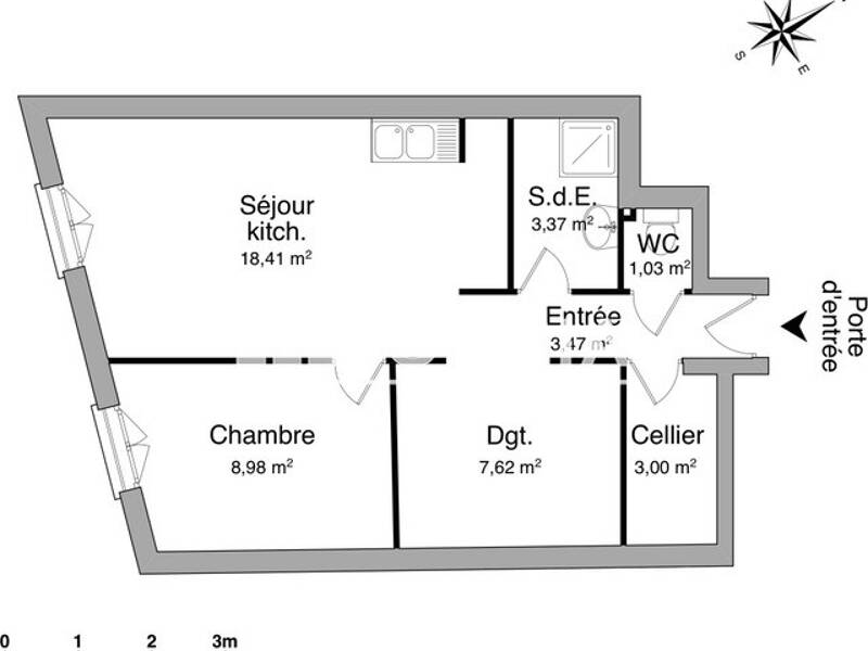 Maison à louer, 46m², TOURNON SUR RHONE