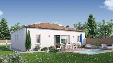 Maison de plain-pied à vendre 220 435 € 4 pièces 3 chambres 78 m² 429 m² de terrain Brem-sur-Mer 85470