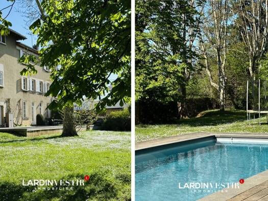 Maison à vendre 1 250 000 € 8 pièces 5 chambres 209 m² 2 525 m² de terrain Basses-Barolles Saint-Genis-Laval 69230