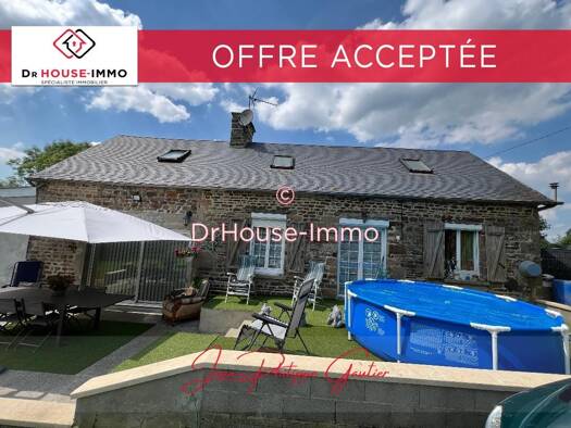 Maison à vendre 124 990 € 4 pièces 2 chambres 82 m² 1 675 m² de terrain La Bazoque 61100