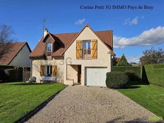 Pavillon à vendre 221 000 € 4 pièces 3 chambres 92 m² 1 408 m² de terrain Saint-Germer-de-Fly 60850