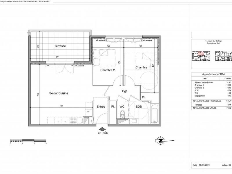 Maison à louer, 64m², SAINT MARTIN DU VAR