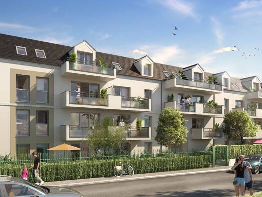 Appartement à vendre - neuf 164 000 € 2 pièces 42,4 m² 1er étage Maintenon 28130