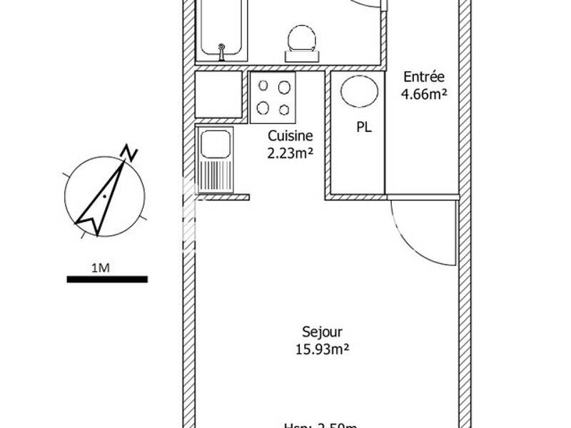 Maison à louer, 27m², LILLE