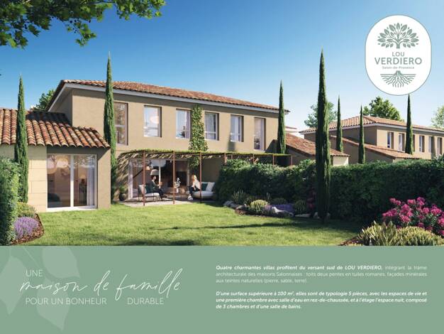 Appartement à vendre - neuf 198 000 € 2 pièces 41,8 m² dès le 31/03/2027 Les Lauzards Salon-de-Provence 13300