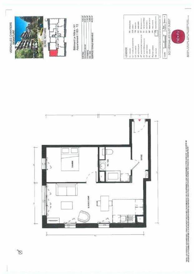 Maison à louer, 49m², VERSAILLES