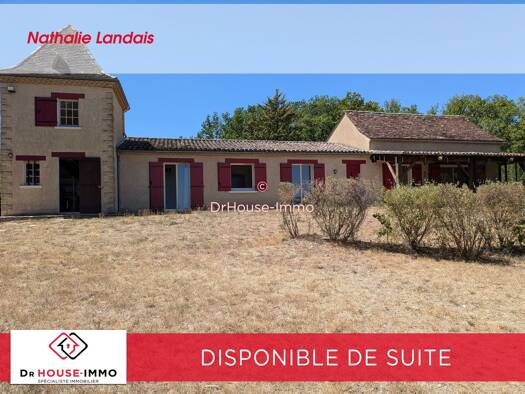 Maison de plain-pied à vendre 259 000 € 5 pièces 4 chambres 137 m² 4 926 m² de terrain Gageac-et-Rouillac 24240