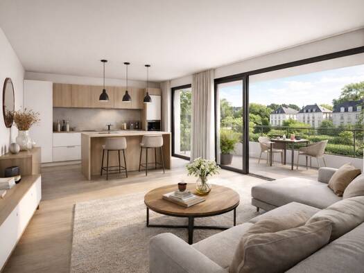 Appartement à vendre - Première occupation 283 000 € 3 pièces 2 chambres 64 m² Étage 1/3 Saint Fiacre-Trois Maisons Nancy 54000