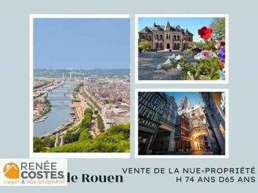 Maison en viager occupé Bouquet 71 760 € 5 pièces 4 chambres 157 m² 870 m² de terrain Vieux Marché-Cathédrale Rouen 76000