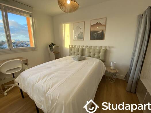 Colocation à louer 350 € 1 pièce 1 chambre 10 m² 4ème étage Grenoux-Ribaudières Laval 53000