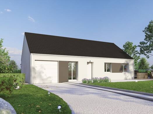 Terrain avec maison neuve à vendre 282 000 € 4 pièces 3 chambres 89 m² 450 m² de terrain Haucourt-Moulaine 54860