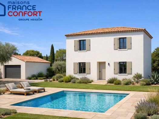 Terrain avec maison neuve à vendre 430 000 € 4 pièces 3 chambres 106 m² 818 m² de terrain Pierrefeu-du-Var 83390