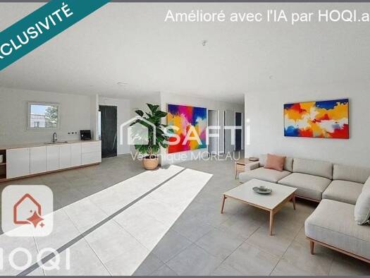 Maison de plain-pied à vendre 334 500 € 4 pièces 3 chambres 98 m² 400 m² de terrain Hermanville-sur-Mer 14880